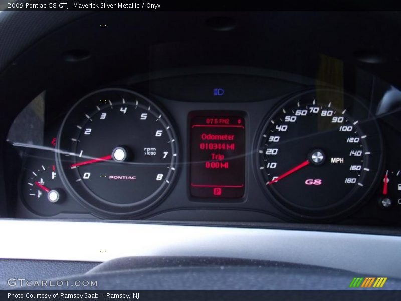  2009 G8 GT GT Gauges