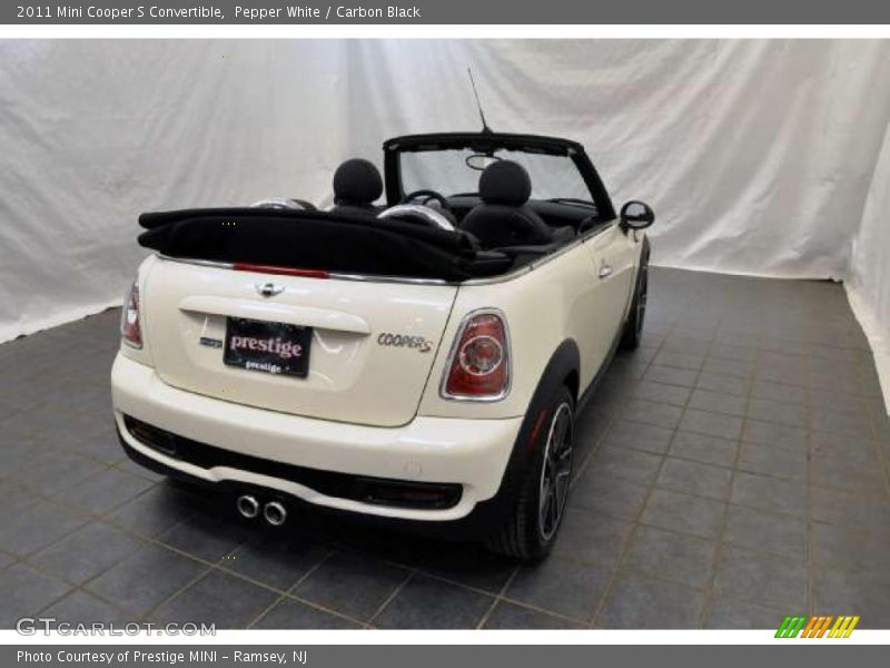 Pepper White / Carbon Black 2011 Mini Cooper S Convertible