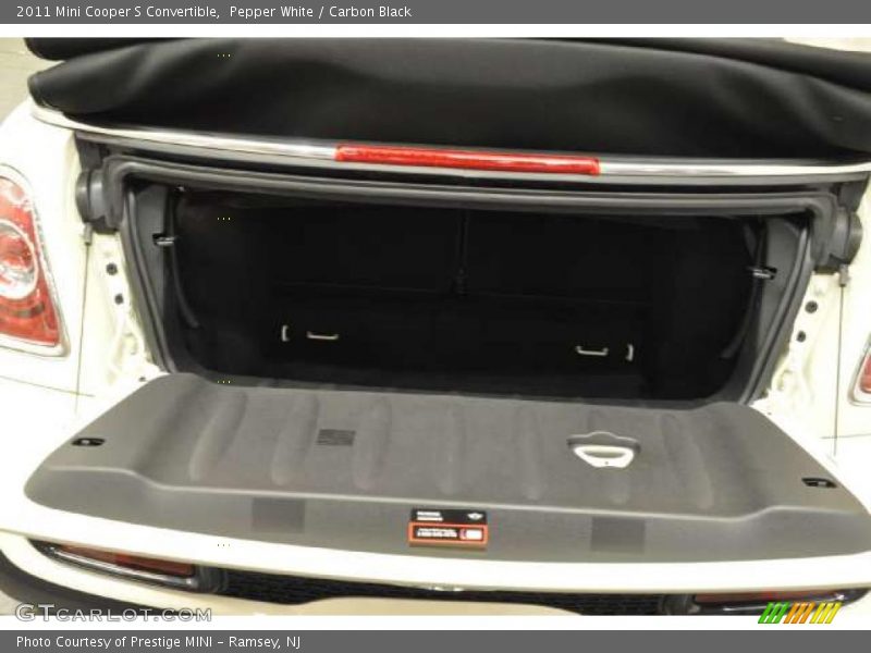 Pepper White / Carbon Black 2011 Mini Cooper S Convertible
