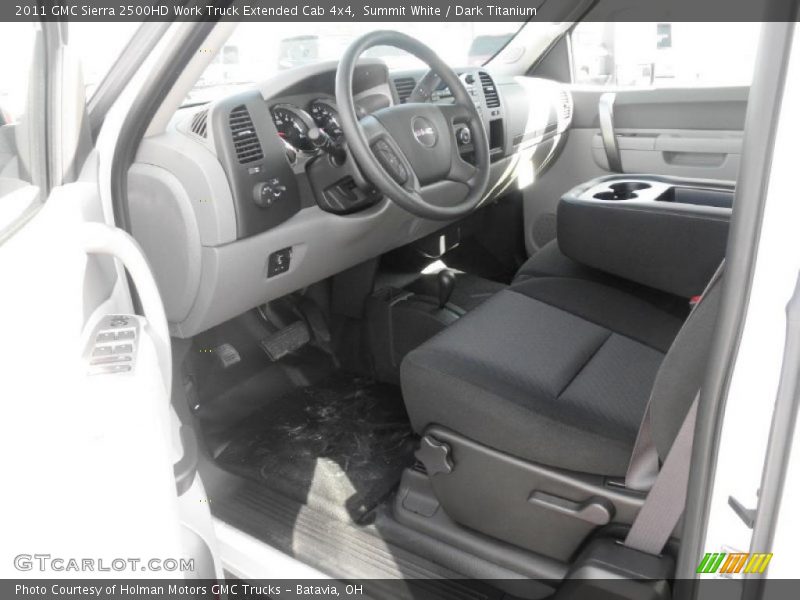 Summit White / Dark Titanium 2011 GMC Sierra 2500HD Work Truck Extended Cab 4x4