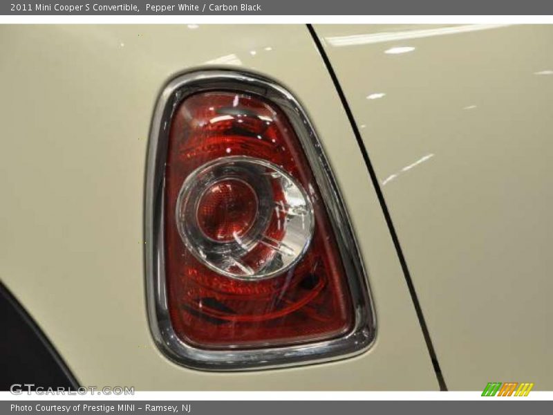 Pepper White / Carbon Black 2011 Mini Cooper S Convertible
