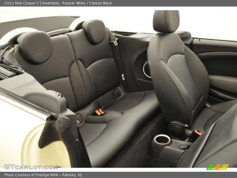 Pepper White / Carbon Black 2011 Mini Cooper S Convertible