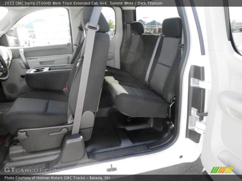 Summit White / Dark Titanium 2011 GMC Sierra 2500HD Work Truck Extended Cab 4x4