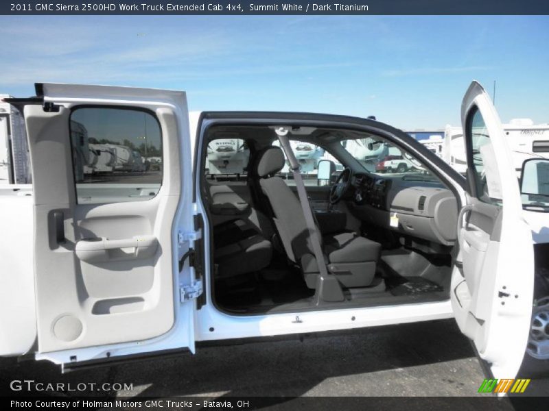 Summit White / Dark Titanium 2011 GMC Sierra 2500HD Work Truck Extended Cab 4x4