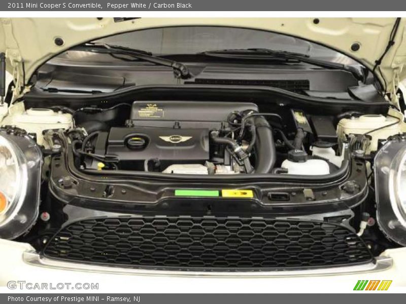 Pepper White / Carbon Black 2011 Mini Cooper S Convertible