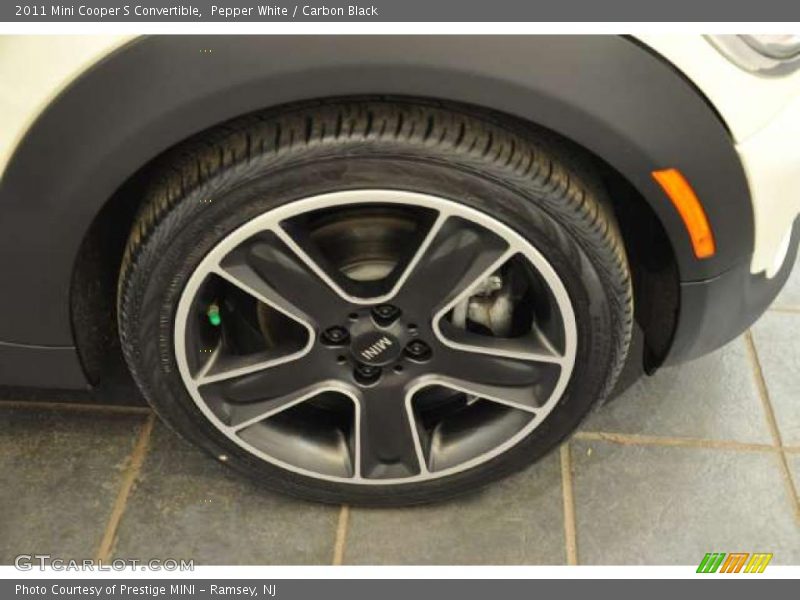 Pepper White / Carbon Black 2011 Mini Cooper S Convertible