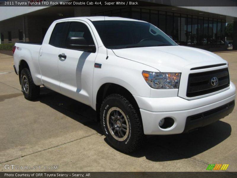 Super White / Black 2011 Toyota Tundra TRD Rock Warrior Double Cab 4x4
