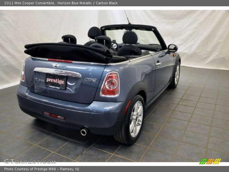Horizon Blue Metallic / Carbon Black 2011 Mini Cooper Convertible