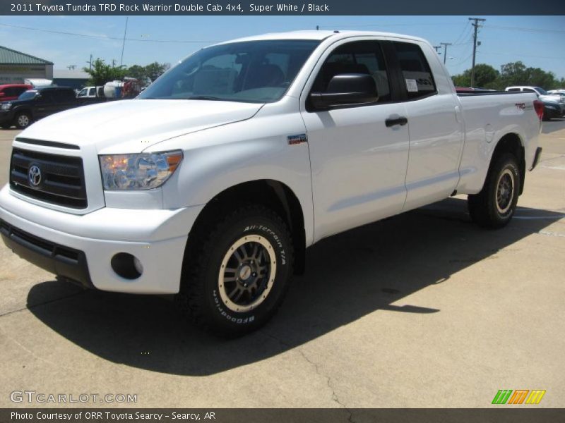 Super White / Black 2011 Toyota Tundra TRD Rock Warrior Double Cab 4x4