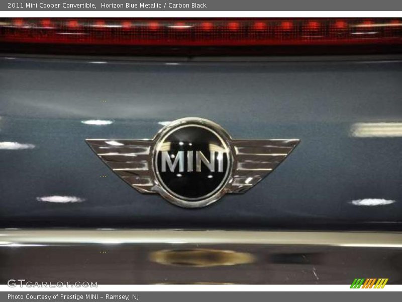 Horizon Blue Metallic / Carbon Black 2011 Mini Cooper Convertible