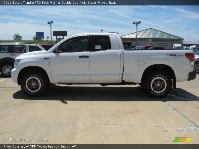 Super White / Black 2011 Toyota Tundra TRD Rock Warrior Double Cab 4x4