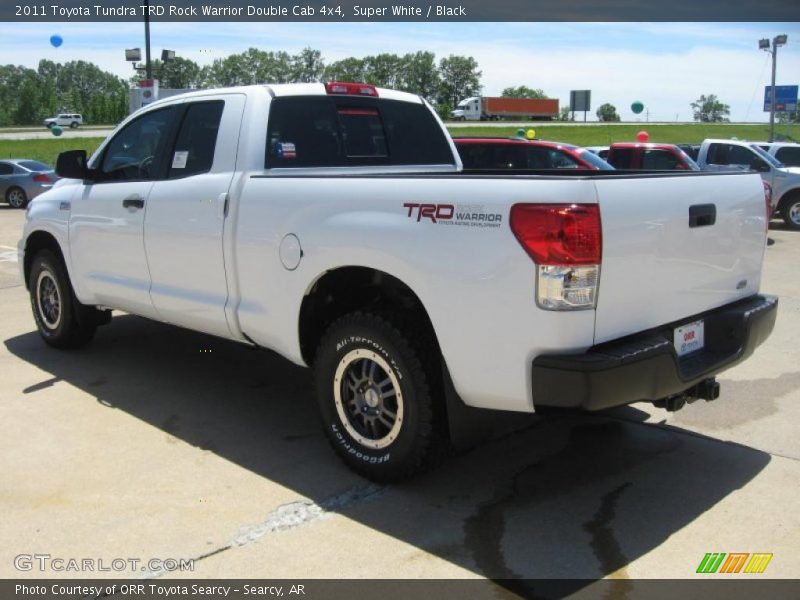 Super White / Black 2011 Toyota Tundra TRD Rock Warrior Double Cab 4x4