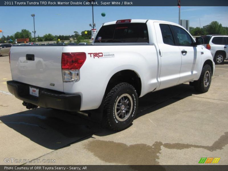 Super White / Black 2011 Toyota Tundra TRD Rock Warrior Double Cab 4x4