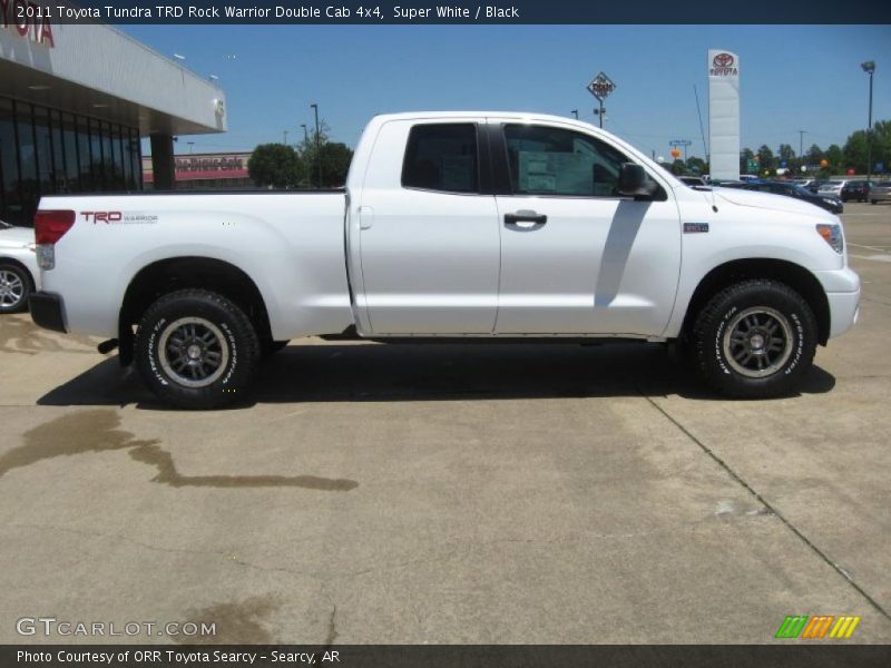 Super White / Black 2011 Toyota Tundra TRD Rock Warrior Double Cab 4x4