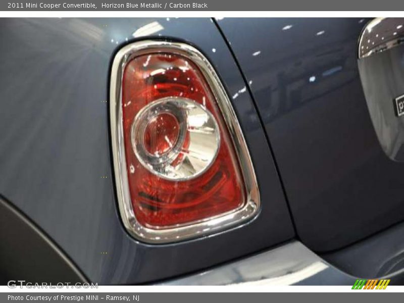 Horizon Blue Metallic / Carbon Black 2011 Mini Cooper Convertible