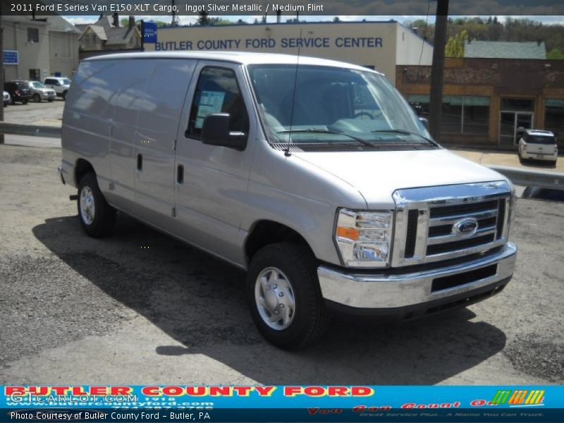 Ingot Silver Metallic / Medium Flint 2011 Ford E Series Van E150 XLT Cargo