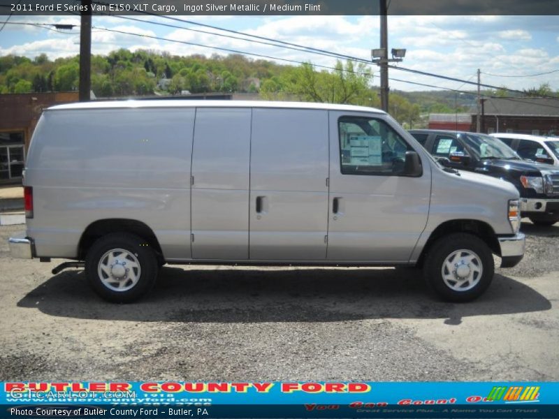 Ingot Silver Metallic / Medium Flint 2011 Ford E Series Van E150 XLT Cargo