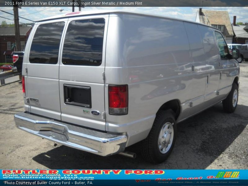 Ingot Silver Metallic / Medium Flint 2011 Ford E Series Van E150 XLT Cargo