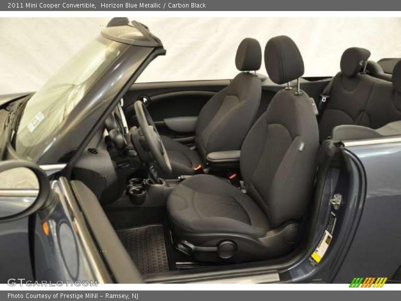 Horizon Blue Metallic / Carbon Black 2011 Mini Cooper Convertible