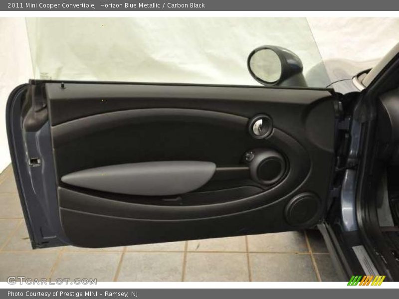 Horizon Blue Metallic / Carbon Black 2011 Mini Cooper Convertible