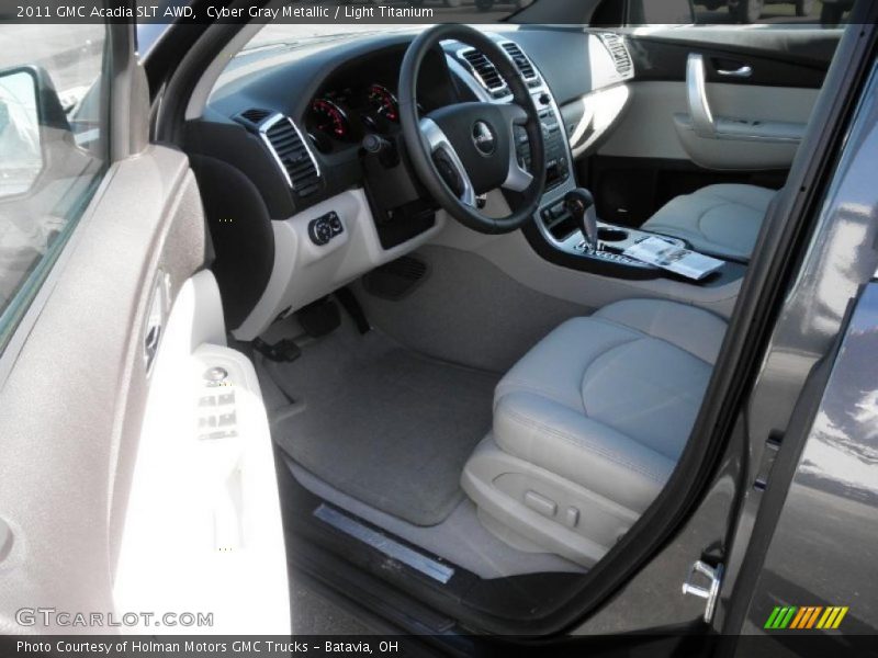 Cyber Gray Metallic / Light Titanium 2011 GMC Acadia SLT AWD