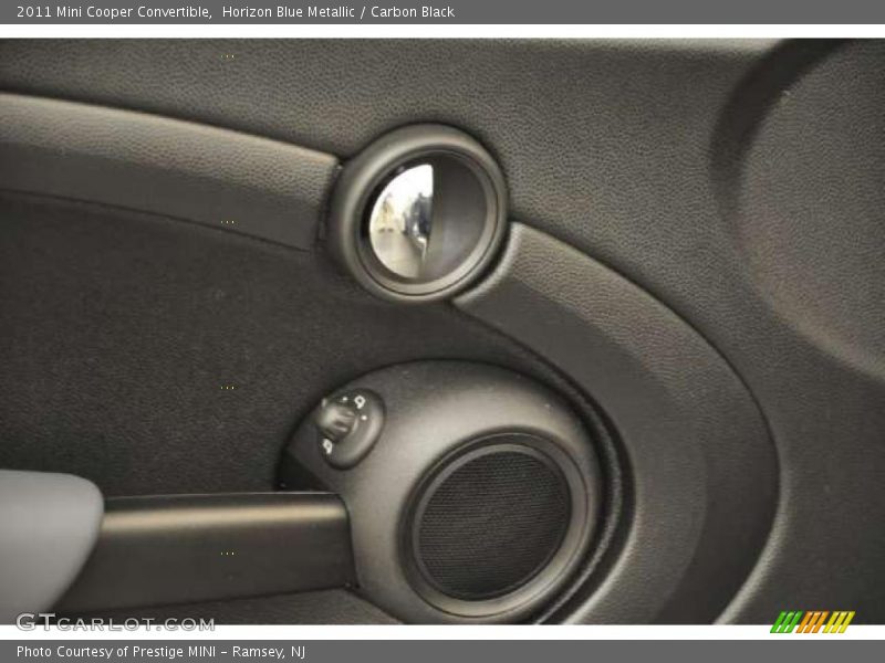 Horizon Blue Metallic / Carbon Black 2011 Mini Cooper Convertible
