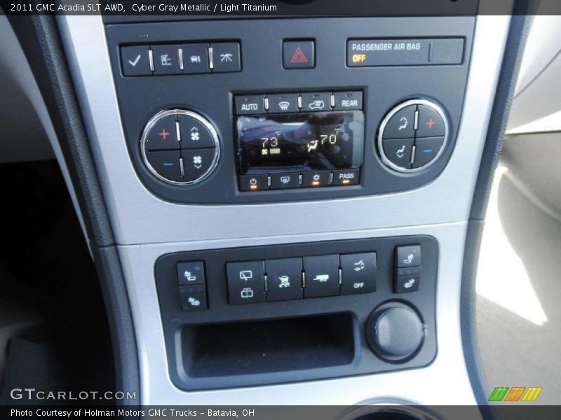 Cyber Gray Metallic / Light Titanium 2011 GMC Acadia SLT AWD