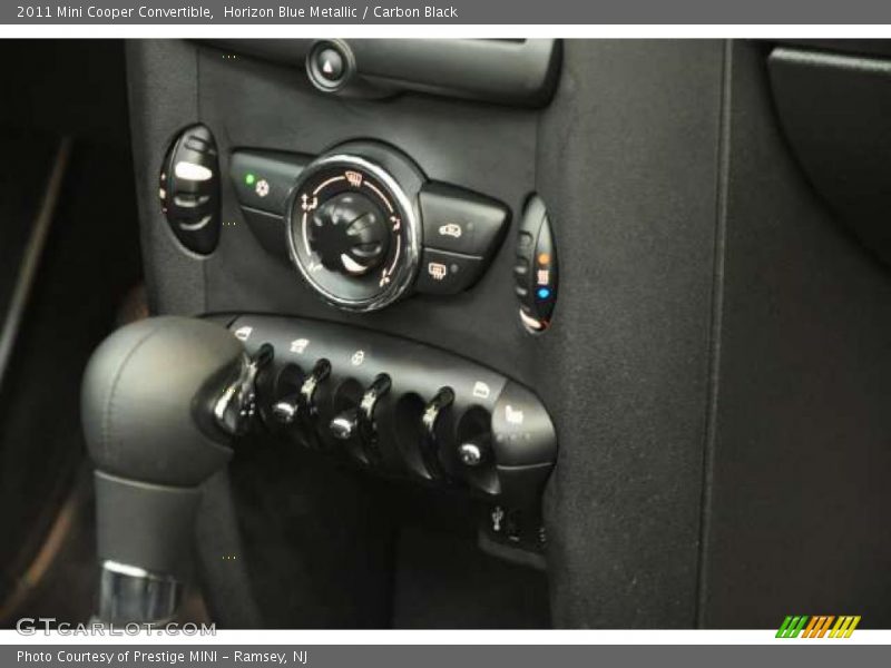 Horizon Blue Metallic / Carbon Black 2011 Mini Cooper Convertible