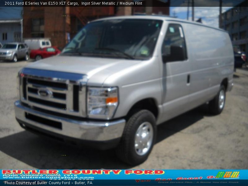 Ingot Silver Metallic / Medium Flint 2011 Ford E Series Van E150 XLT Cargo