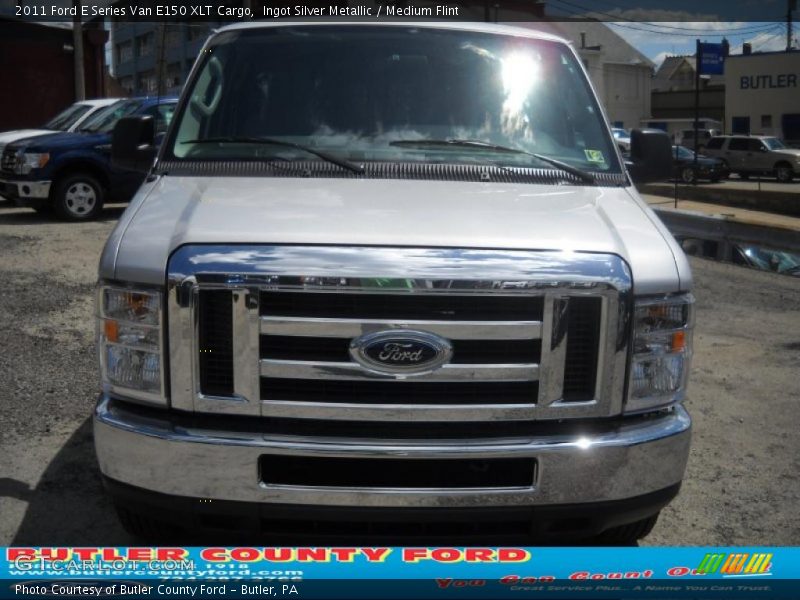 Ingot Silver Metallic / Medium Flint 2011 Ford E Series Van E150 XLT Cargo