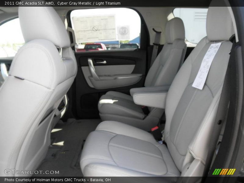 Cyber Gray Metallic / Light Titanium 2011 GMC Acadia SLT AWD