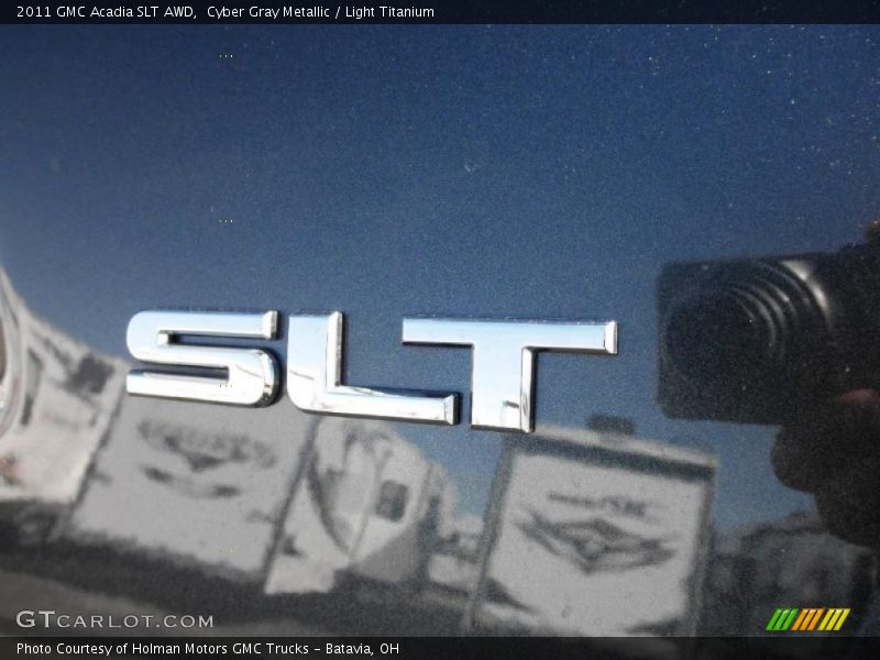 Cyber Gray Metallic / Light Titanium 2011 GMC Acadia SLT AWD