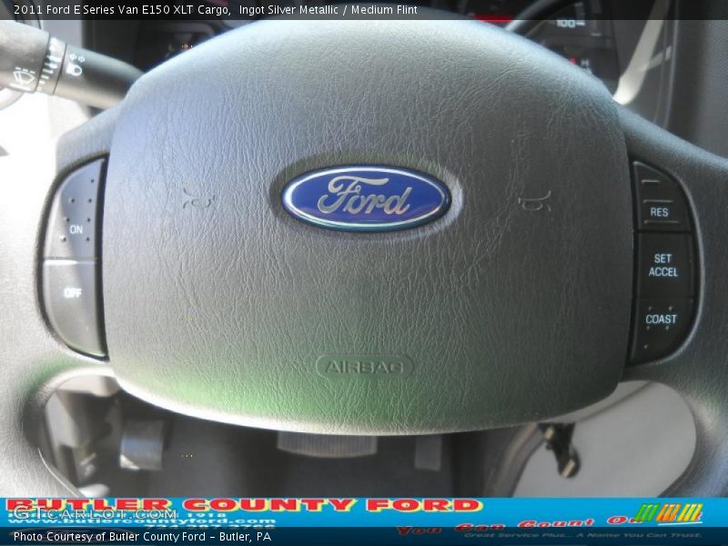Ingot Silver Metallic / Medium Flint 2011 Ford E Series Van E150 XLT Cargo
