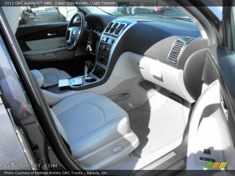 Cyber Gray Metallic / Light Titanium 2011 GMC Acadia SLT AWD