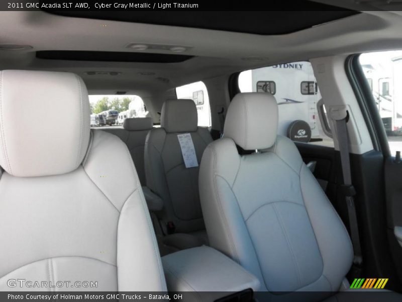 Cyber Gray Metallic / Light Titanium 2011 GMC Acadia SLT AWD