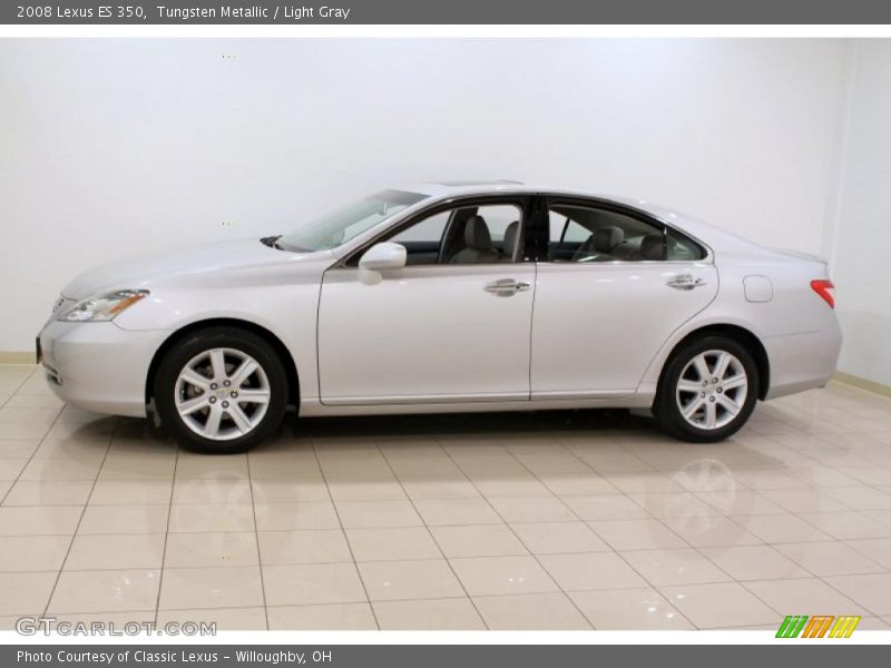 Tungsten Metallic / Light Gray 2008 Lexus ES 350