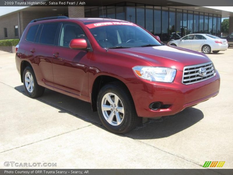 Salsa Red Pearl / Ash 2009 Toyota Highlander