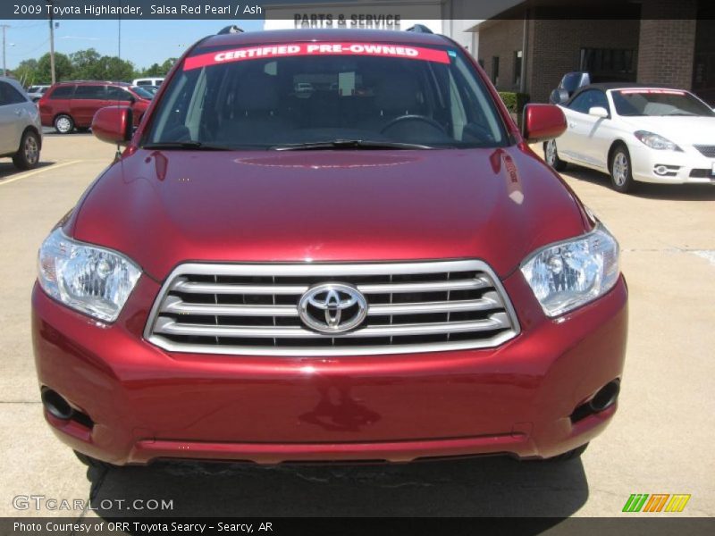 Salsa Red Pearl / Ash 2009 Toyota Highlander