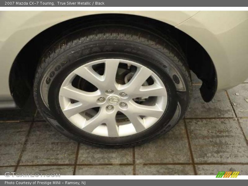 True Silver Metallic / Black 2007 Mazda CX-7 Touring