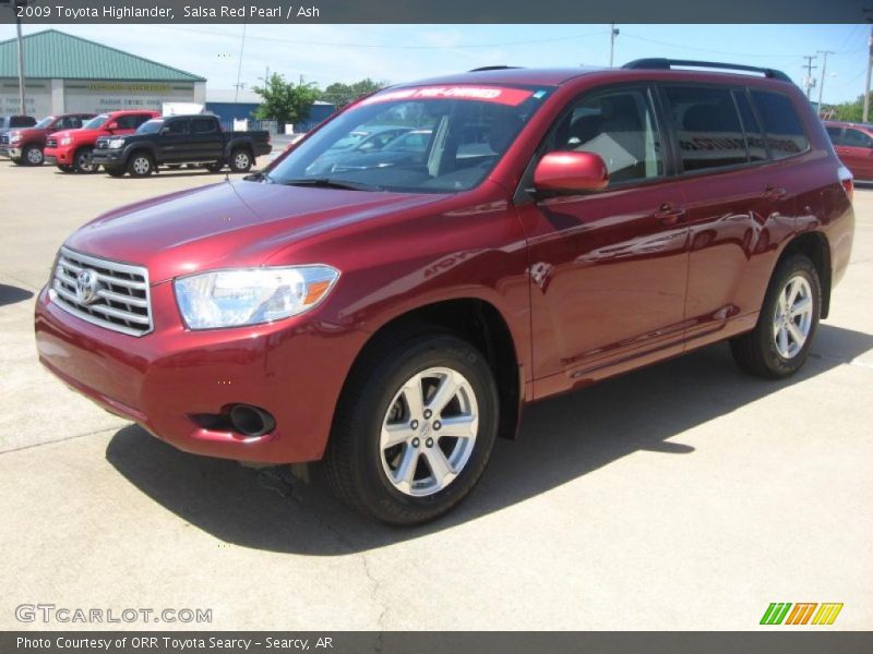 Salsa Red Pearl / Ash 2009 Toyota Highlander