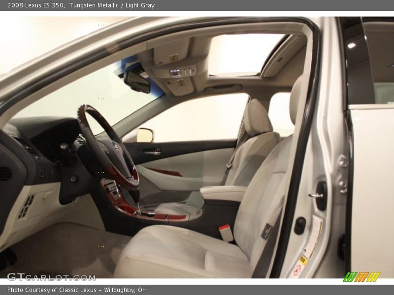 Tungsten Metallic / Light Gray 2008 Lexus ES 350