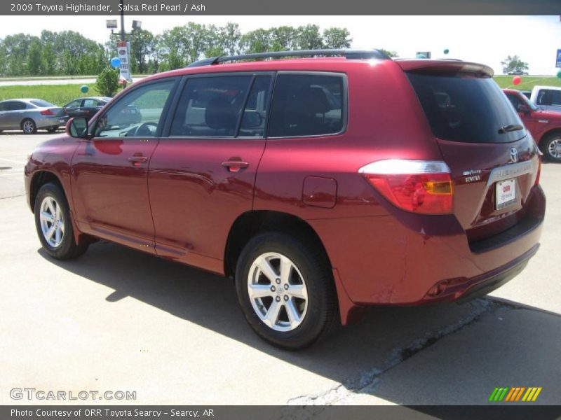 Salsa Red Pearl / Ash 2009 Toyota Highlander
