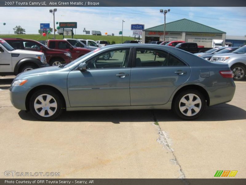 Aloe Green Metallic / Bisque 2007 Toyota Camry LE