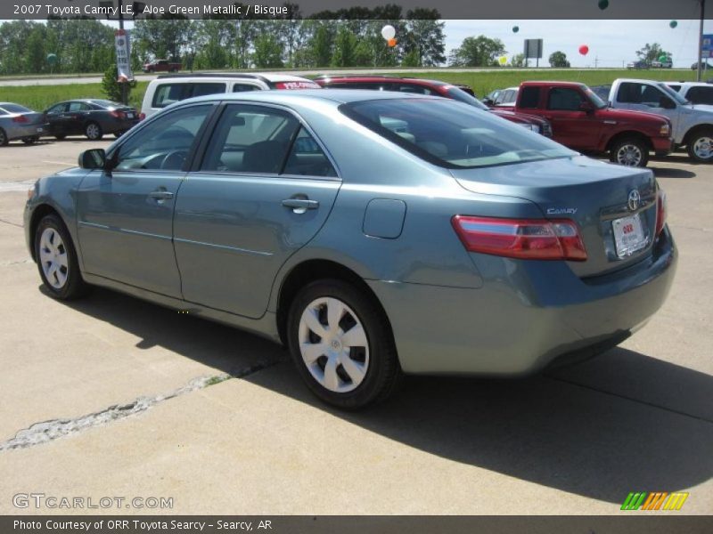 Aloe Green Metallic / Bisque 2007 Toyota Camry LE