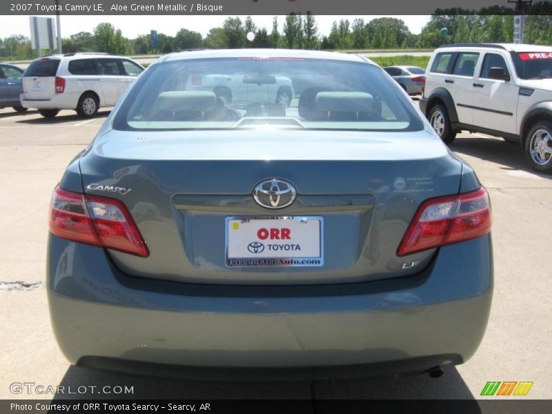 Aloe Green Metallic / Bisque 2007 Toyota Camry LE