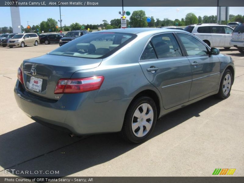 Aloe Green Metallic / Bisque 2007 Toyota Camry LE