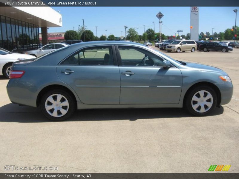 Aloe Green Metallic / Bisque 2007 Toyota Camry LE