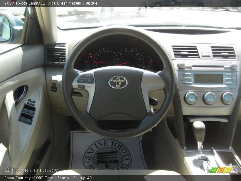 Aloe Green Metallic / Bisque 2007 Toyota Camry LE