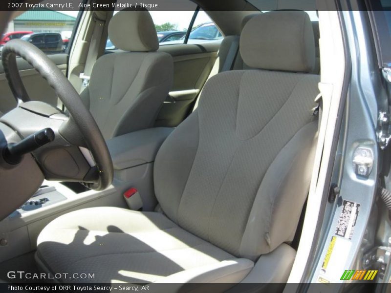 Aloe Green Metallic / Bisque 2007 Toyota Camry LE