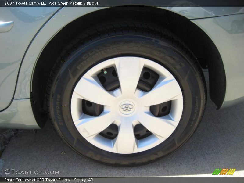 Aloe Green Metallic / Bisque 2007 Toyota Camry LE